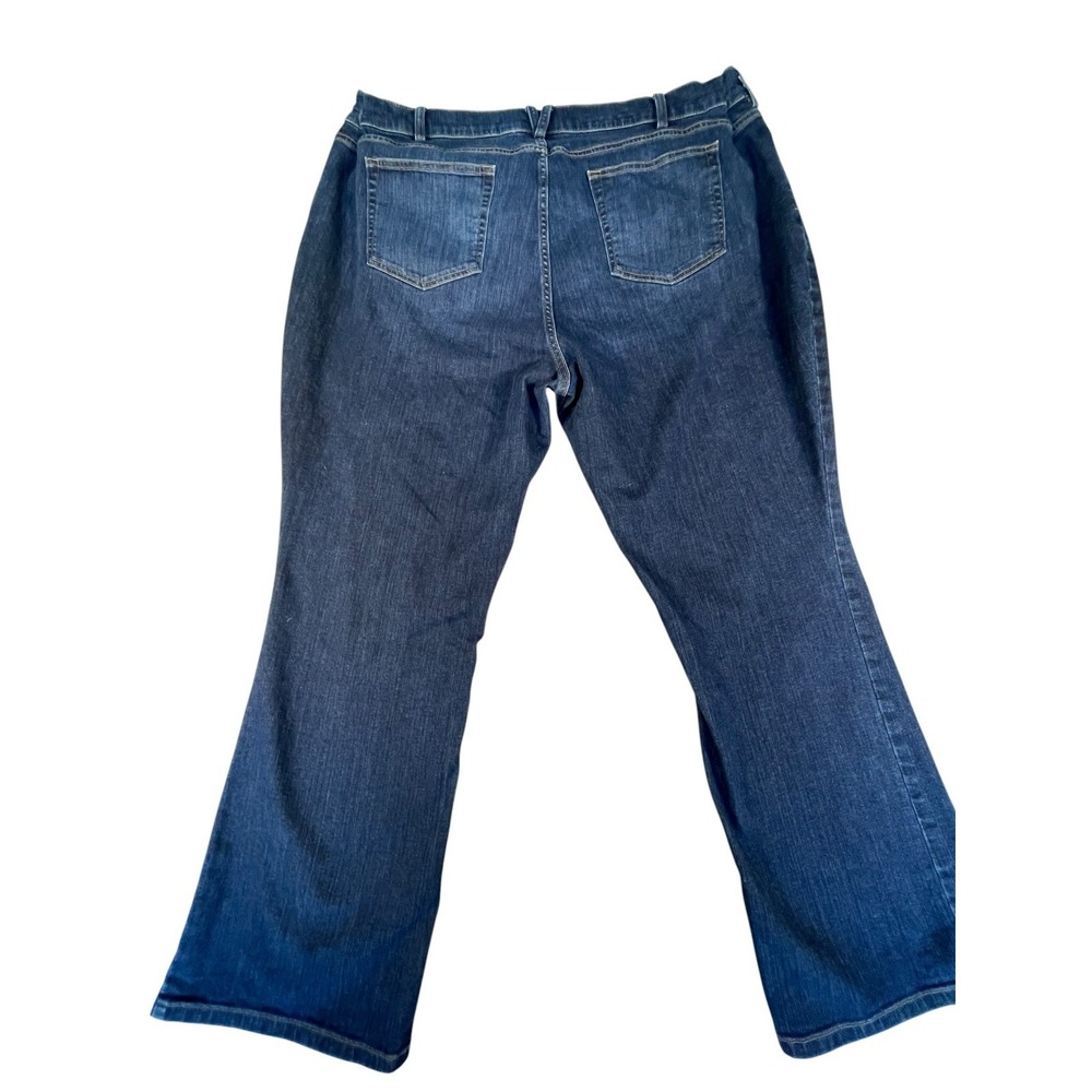 Duluth Trading Co Jeans Womens 24Wx31 Blue Denim Stretch Bootcut Leg Mid Rise - Picture 2 of 16